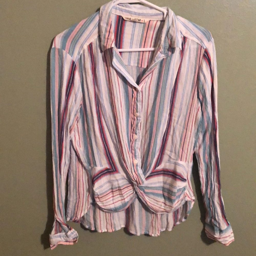 2 for 10 Summer Blouse Knotted Front